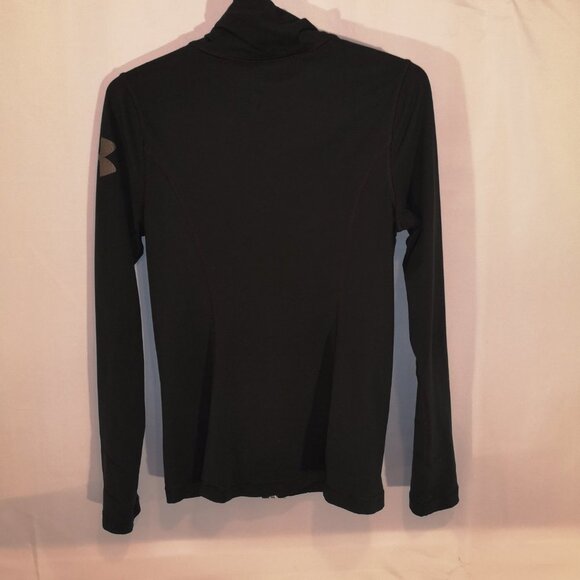 Under Armour Ladies Black Full Zip Athletic Jacket - Picture 2 of 5